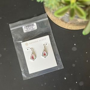 Silver Dichroic Cory Earrings